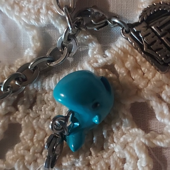 Charm u bracelet and whale and blow fish Charm - Picture 3 of 4